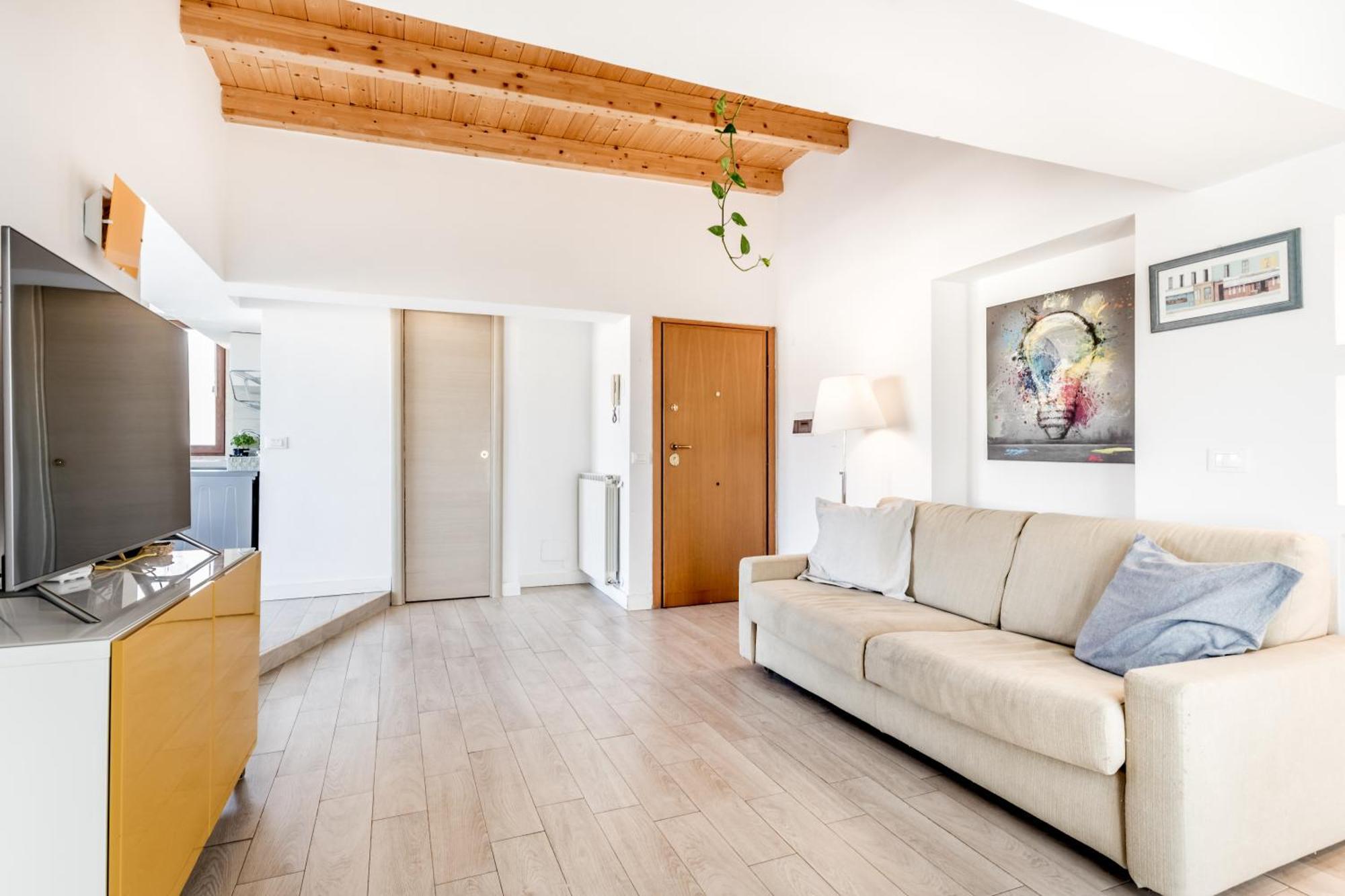 Attico Trilocale In Zona Farnesina Apartment Rome Exterior photo