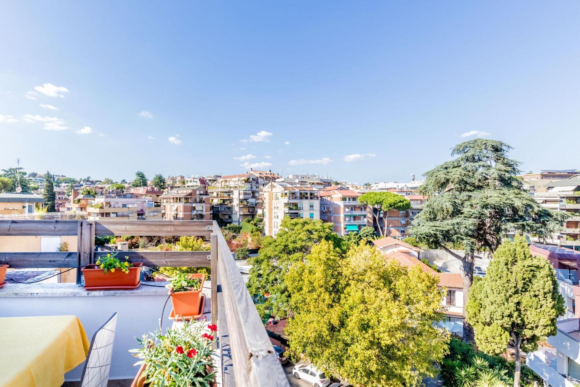 Attico Trilocale In Zona Farnesina Apartment Rome Exterior photo